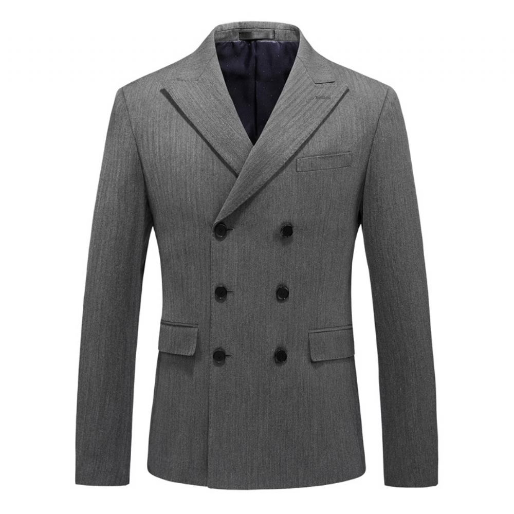 2023 Garnitury Męskie Business Casual Trzyrzędowy Garnitur Trzyczęściowy Plus Size Męski